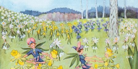 elsa_beskow_blommornas_dans_flower_dance_maj_may_spring_varen_m elsa beskow