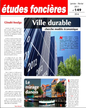 Couverture etudes foncieres, mar. 2011 Couverture etudes foncieres, mar. 2011