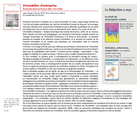 recension I Nappi, juin 2011 recension I Nappi, juin 2011