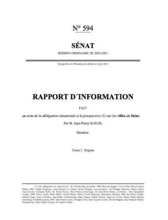 ville du futur, sept. 2011 ville du futur, sept. 2011