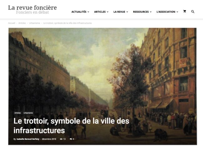 image article trottoir revue fonciere