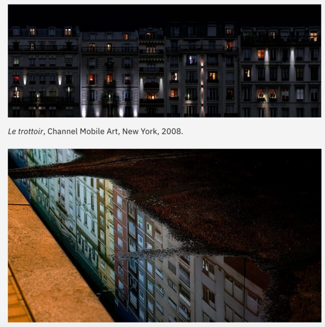 Trottoir Leandro Erlich