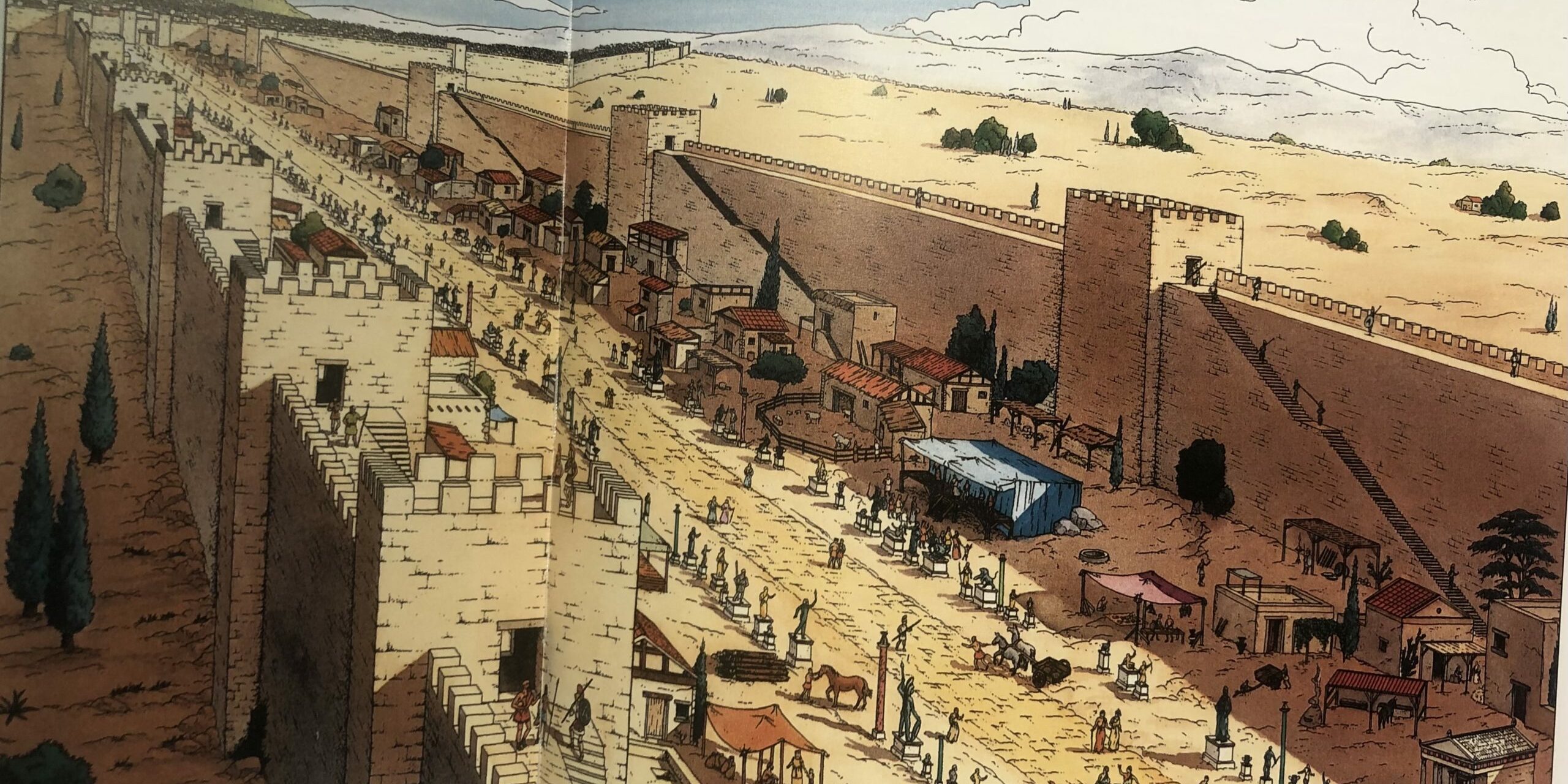 Les longs murs Athènes