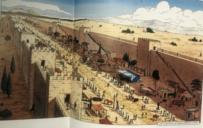 Les longs murs Athènes