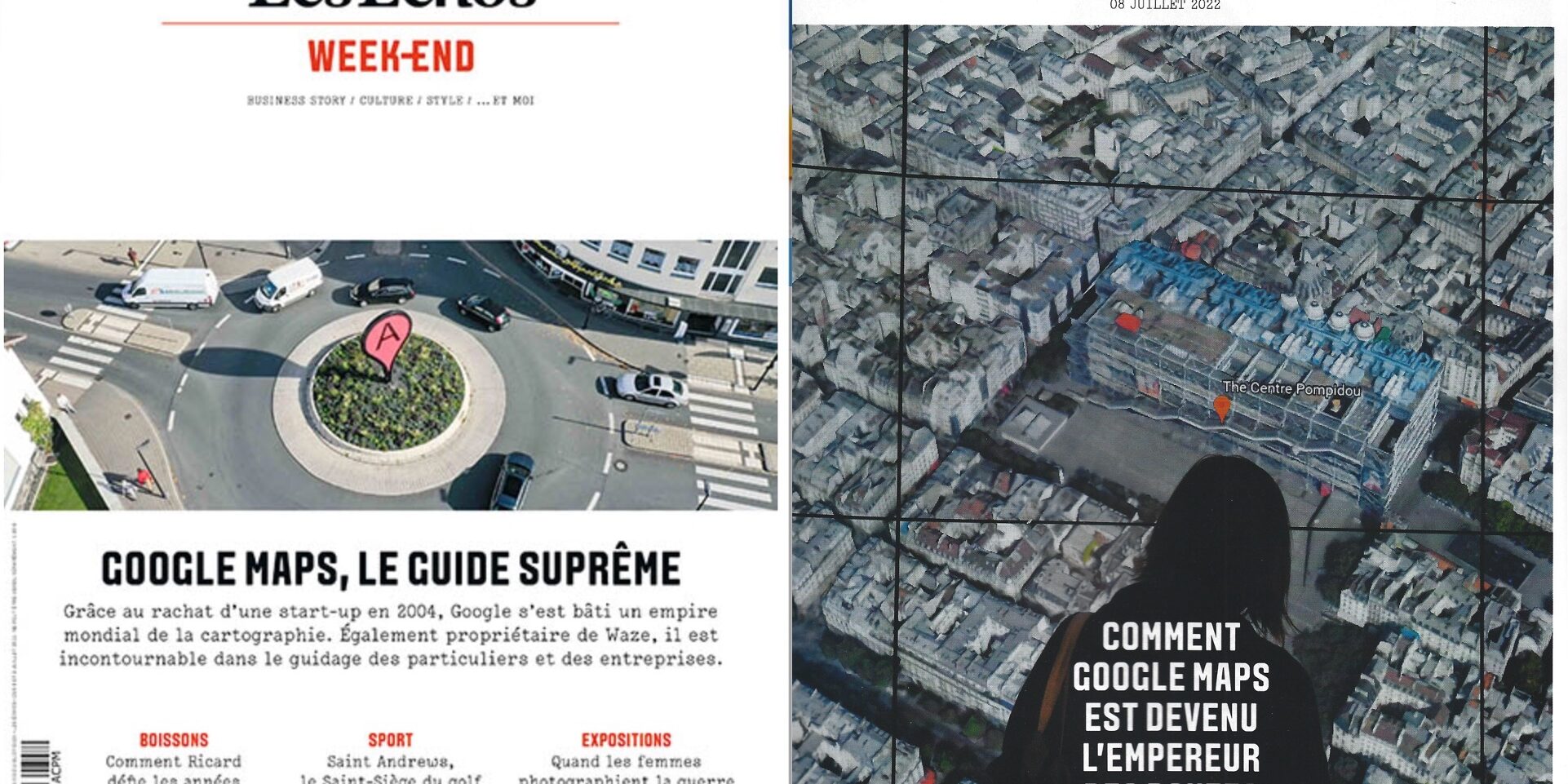 Google maps les echos