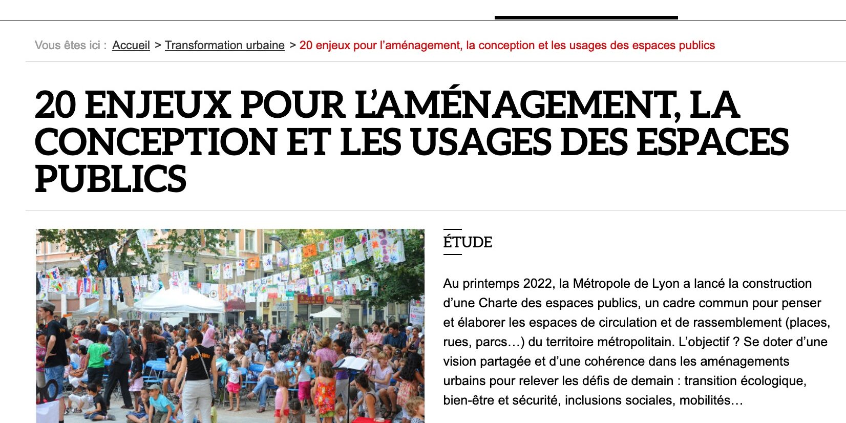 Millénaire 3 espaces publics