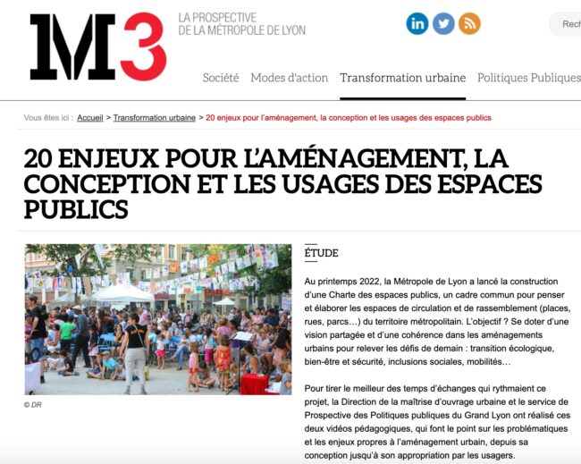 Millénaire 3 espaces publics