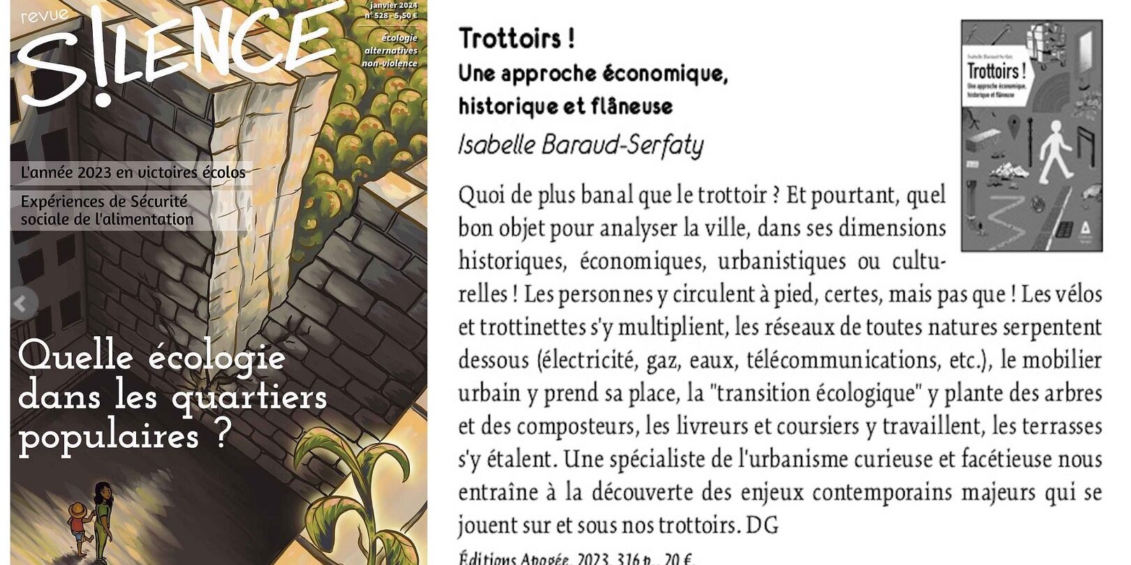 Silence et trottoirs