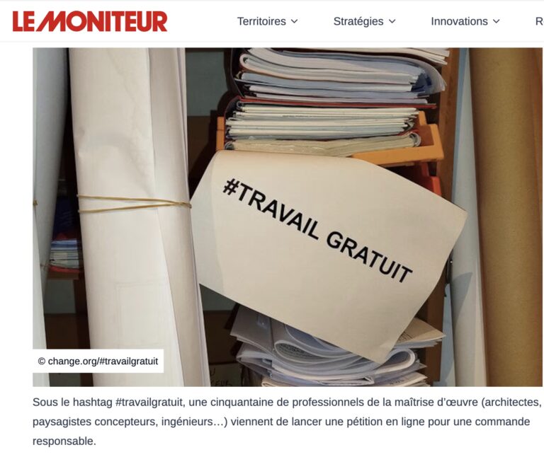 Qui va payer le travail gratuit